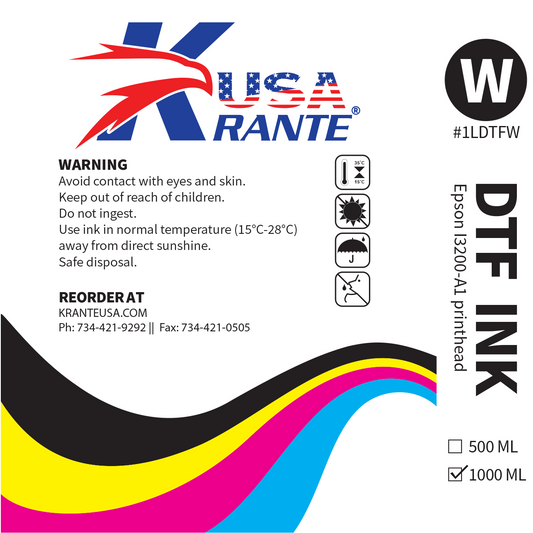 Premium DTF Ink - White