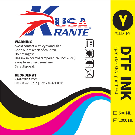 Premium DTF Ink - Yellow