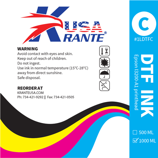 Premium DTF Ink - Cyan